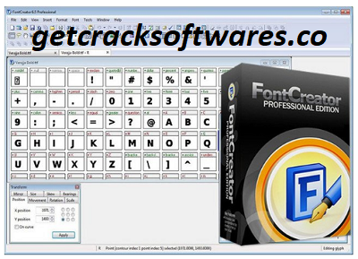 FontCreator Pro Crack + Keygen Free Download 2022