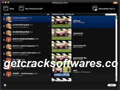 FxFactory Pro Crack + License Key Free Download 2022