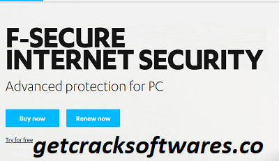 F-Secure Internet Security Crack + Activation Key Full Download 2022